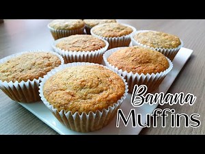 QUICK & MOIST BANANA MUFFINS | Pinoy juicy bites