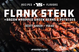 Direct Seared Flank Steak