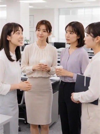 女性化プログラムで女性社員として働きだした元男性はボーナスアップ？