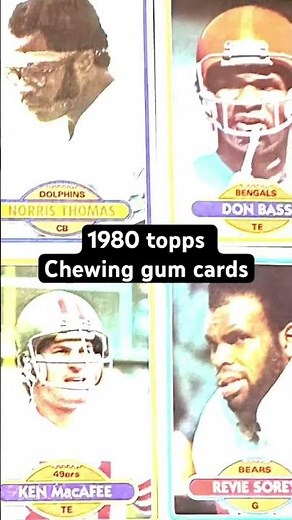 Must see!!! 1980s topps football cards #short