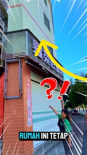 rumah super mini, di tengah gedung 🤔