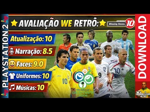 Pro Evolution Soccer 5 Copa do Mundo 2006 MOD PS2 🇩🇪⚽ | WEShop Grátis + Torcida Insana | Download