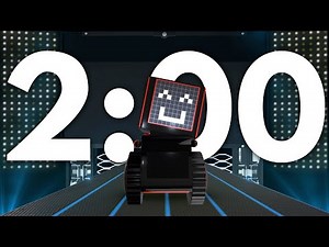 Robotic Countdown Timer: 2 Minutes of Futuristic Beats
