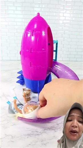 Barbie wears an astronaut suit #shortvideo #fun