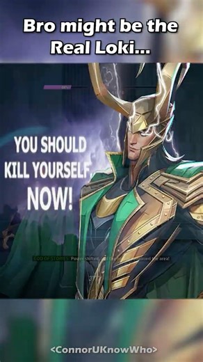 Bro might be the Real Loki... #marvelrivals #gaming #marvel #loki
