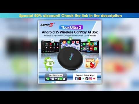 128G Carlinkit Ultra2 Android 15 CarPlay Ai Box Wireless Android Auto Video Adapter Support