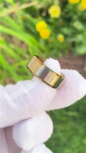 Size 9 Ring, Fire/heat Colored Solid Titanium Band, 8mm Bevel Cut Men's Style - Etsy