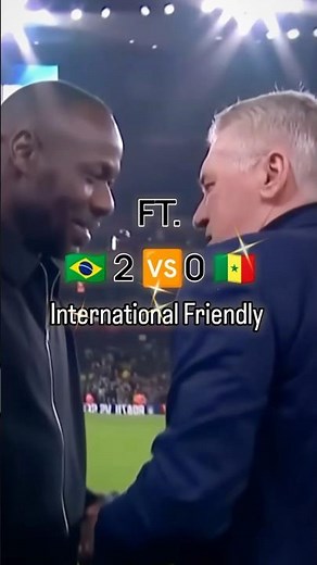 Brazil vs Senegal 2025 Highlights. #internationalfriendlymatch #shorts