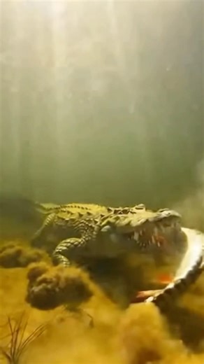 Crocodile vs Goliath Tigerfish #shark #crocodile #octopus #usareel #fishgrouper