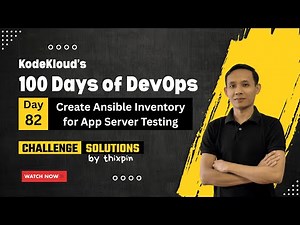 Day 82: Create Ansible Inventory for App Server Testing | 100 Days of DevOps
