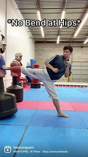 Rear Leg Sidekick Progression - Taekwondo Karate Kickboxing Martial Arts Tutorial