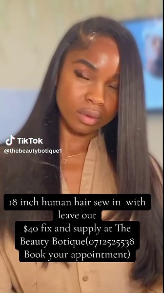 Sew-In Hair Extensions in Harare - The Beauty Boutique