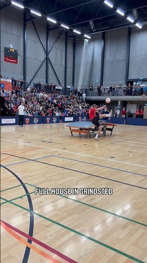 Full house in Grindsted at the #CTL 🤩🇩🇰 TUNE IN FOR THE FINALS #Teqball