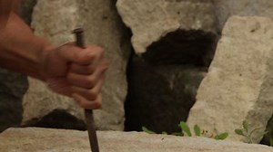 Quarryman Stonemason Drilling Stone Chisel Hammer Stock Footage Video (100% Royalty-free) 27886909 | Shutterstock