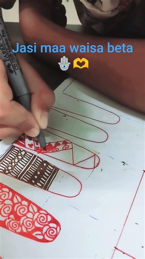 How to draw easy mehandi for begginer #art #learnwithpooja #mehndi