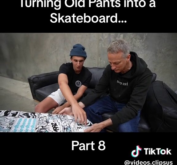 Turning Old Pants into a Skateboard... #marko #makko #challenge #painting #foryou