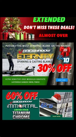 SALE Extended but Almost Gone! Don't miss these deals! Www.Getbitoutdoors.com | Get Bit Outdoors