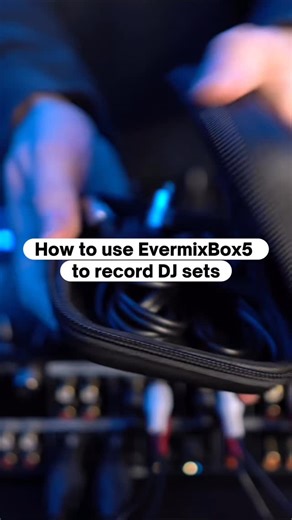 Evermix on Instagram: "🎧 How to record your DJ sets with the EvermixBox5 ⬇️ 1️⃣ Connect the box to your mixer’s REC OUT with the RCA cables. 2️⃣ Plug into your phone/tablet via the DIN to USB-C/Lightning cable. 3️⃣ Open the Evermix app, check your levels & hit record. ✅ Boom - studio-quality audio, ready to share anywhere. #Evermix #EvermixBox5 #DJLife #DJTools #DJGear"
