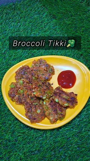 Healthy Veg Tikki Broccoli cutlet 🥦 | tikki | Broccoli fritters