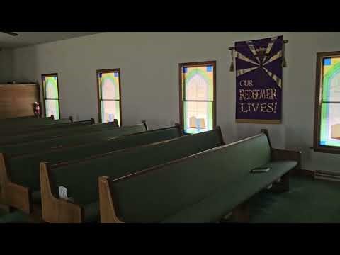 Stained Glass Church Window Installation, Religious Stained Glass