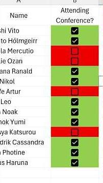 Checkboxes with Excel! #excel