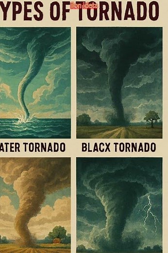 🌪️ Types of Tornado – The Most Powerful Storms on Earth!