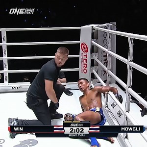 VICTORY 🙌 Win earns his first triumph in ONE by second-round KO! #ONEFridayFights50 | ONE Championship