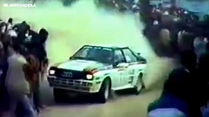 Footage of people almost dying in the wild Group B chaos