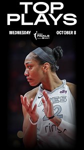 Game 3 of the WNBA Finals presented by @youtubetv came down to the wire 🔥 Ultimately, A’ja Wilson hit the game winning shot to secure the dub! Catch the top plays from last night’s action. | WNBA