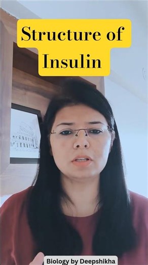 Insulin structure | NCERT Class 12 Biology | CUET UG 2026 #cuet #youtubeshorts #shorts