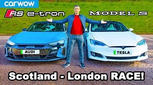 Tesla Model S Vs Audi RS e-tron GT: Epic 600-Mile Road Trip Race