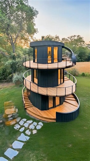 Incredible build process for the tiered tiny homes! 🤯👏 | Inspiring Designs