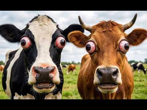 Funny Cow Videos🐄 | Cow Dance & Cow Song 4(Moo Moo)