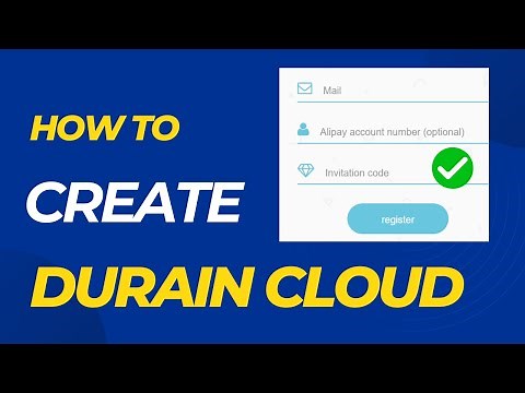 Durain Cloud Account Creation Guide (Invitation Code Method) !