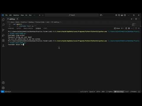 Lab02 Authentication
