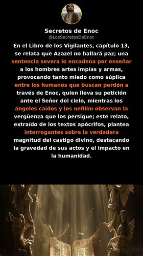 13 revelaciones del Libro de Enoc sobre Azazel y su juicio eterno que la Biblia ignora