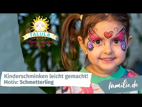 Schmetterling schminken: Mit dieser Anleitung gelingt euch der niedliche Look bei euren Kids
