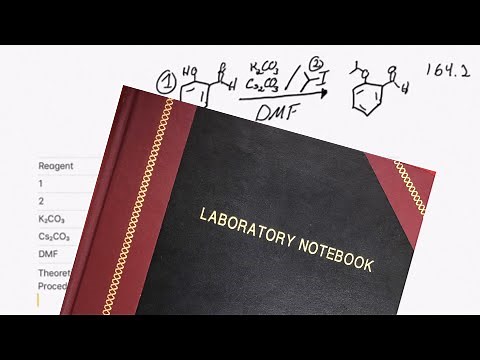 How to Set Up a Lab Notebook in Organic Chemistry