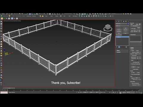How To Install Railclone in 3dsMax, Make a Quick Railing