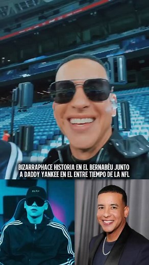 3.6K views · 5.1K reactions |  @bizarrap y @daddyyankee dejaron boquiabiertos a miles en el show de medio tiempo del primer partido de la NFL en España. Con un Santiago Bernabéu a reventar, luces, humo y vibra urbana, Bizarrap se convirtió en el primer argentino en brillar en un Halftime Show de la NFL.  | Camilo Nieto | Facebook