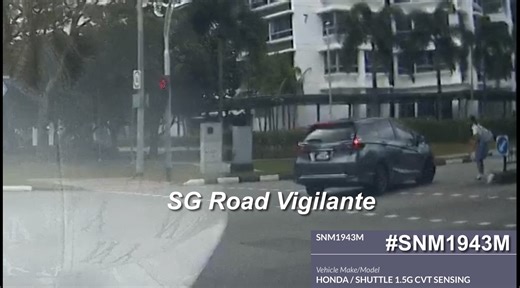 13feb2026 1400hrs boon keng road #SNM1943M honda shuttle fail to give way to pedestrian at the discretionary right turn junction hit schoolgirl quoted We saw my kids’ school mate was crossing the street. A car turned without due car and hit her. She got hit one of her shoe fell off. Driver did not stop and check properly and speed off | SGRV ADMIN