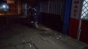 Night sweeping in the City. | The City of Harare
