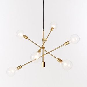[Hot Item] Post Modern Indoor Bronze/Brass/Black Metal Hanging Pendant Lamp Lights for Dining Room