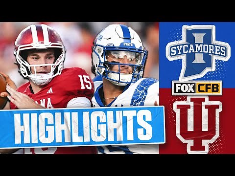 Indiana State Sycamores vs. No. 22 Indiana Hoosiers Highlights | FOX College Football
