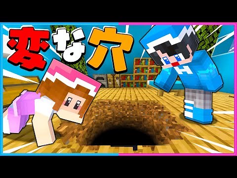 家に変な穴が空いているマインクラフト😰【 マイクラ / Minecraft 】