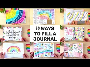 10 Ways To Fill Your Hand Lettering Journal! ✨🌈✨