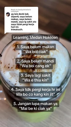 Learning Medan Hokkien: Beginner's Guide to Essential Phrases