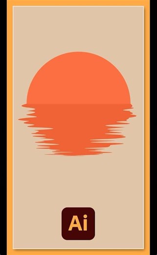 Make a Wavy Sun with Wrinkle Tool in Illustrator 🌞