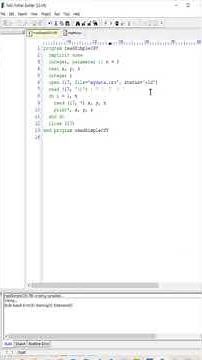 12 1 Fortran Tip, How to read CSV file