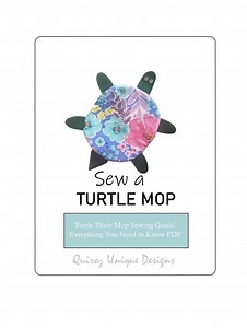Turtle Mop SEWING Pattern Pdf | Mr Turtle Mops | DIY Mop for Drops, Spills, Splashes | Printable PDF | Pet Mop - Etsy Canada